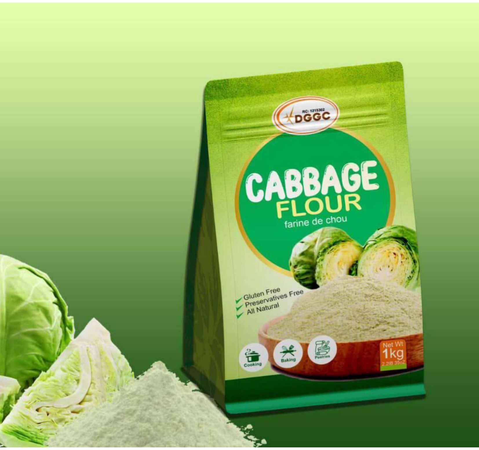 Cabbage flour product packaging concept